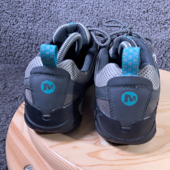 Merrell Crosslander 2 Hiking Shoe Womens Sz 9.5 Gray Suede Outdoor Trail Sneaker - Picture 4 of 7